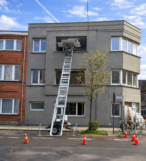Verhuislift huren in Gent