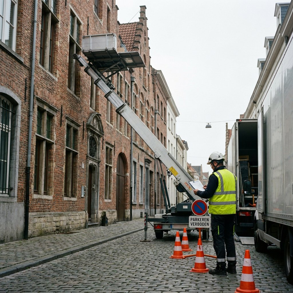 Vergunning verhuislift