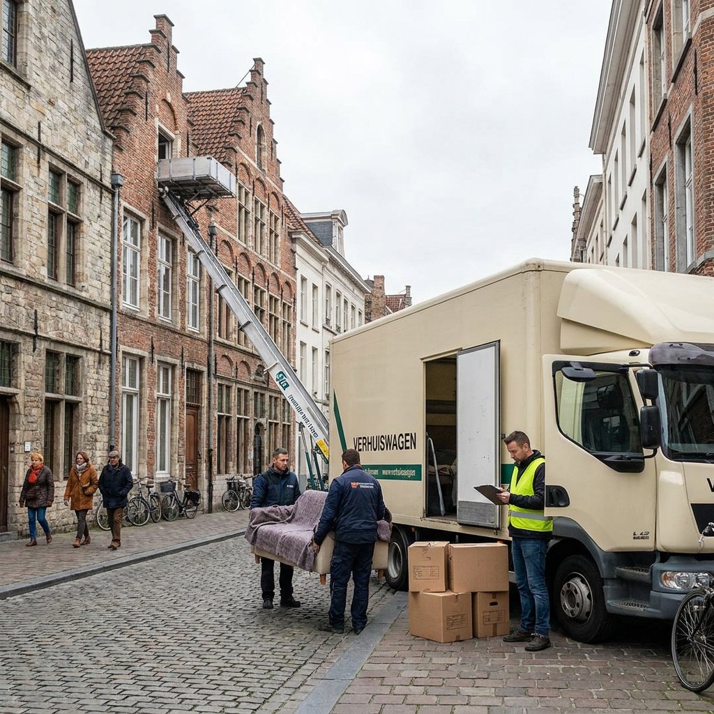 LEZ verhuislift Gent en Antwerpen